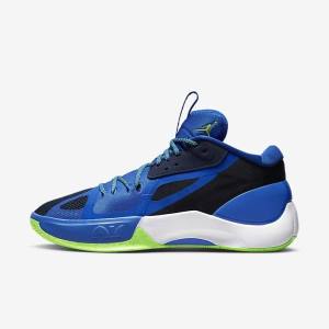 Nike Jordan Zoom Separate Moški Jordan Čevlji Mornarica / Modra / Bela / Zelena | NK472GYP