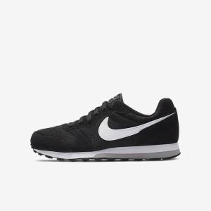 Nike MD Runner 2 Older Otroci Superge Črna / Siva / Bela | NK096FGM