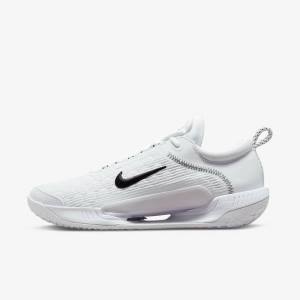 Nike NikeCourt Zoom NXT Hard Court Moški Tenis Copati Bela / Črna | NK895ZGR