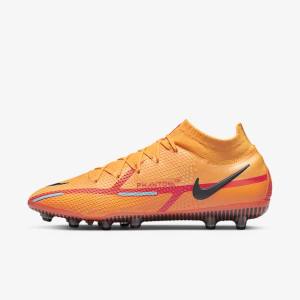 Nike Phantom GT2 Dynamic Fit Elite AG-Pro Artificial-Grass Moški Nogometni Čevlji Oranžna / Svetloba Rdeča / Črna | NK634XWF