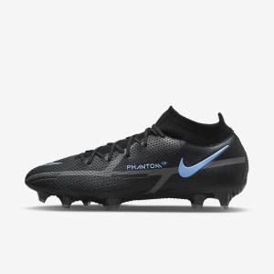 Nike Phantom GT2 Dynamic Fit Elite FG Firm-Ground Moški Nogometni Čevlji Črna / Siva | NK056ZNU