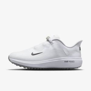 Nike React Ace Tour Ženske Čevlji Za Golf Bela / Svetloba Siva / Črna | NK295YPM