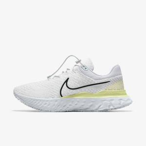 Nike React Infinity Run 3 By You Custom Road Moški Tekaški Čevlji Bela | NK327RWF