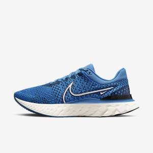 Nike React Infinity Run Flyknit 3 Road Moški Tekaški Čevlji Modra / Črna | NK547BOA