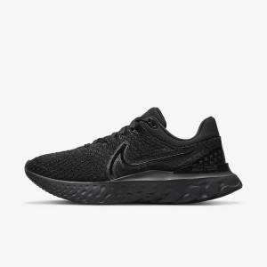 Nike React Infinity Run Flyknit 3 Road Ženske Tekaški Čevlji Črna | NK739XTR