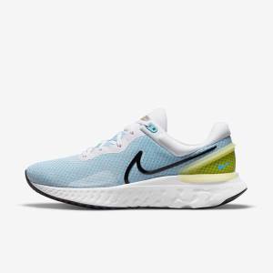 Nike React Miler 3 Road Moški Tekaški Čevlji Bela / Modra / Črna | NK592MLW