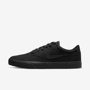 Nike SB Chron 2 Canvas Ženske Skate Čevlji Črna | NK052LGD