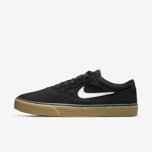 Nike SB Chron 2 Ženske Skate Čevlji Črna / Svetloba Rjav / Bela | NK610VFI