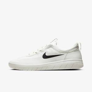 Nike SB Nyjah Free 2 Ženske Skate Čevlji Bela / Črna | NK719QAS