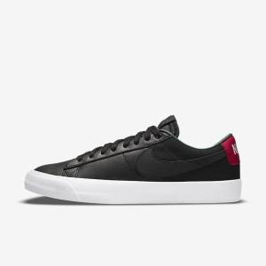 Nike SB Zoom Blazer Low Pro GT Premium Ženske Skate Čevlji Črna / Rdeča / Črna | NK438HGO