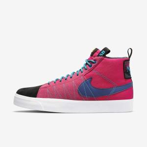 Nike SB Zoom Blazer Mid Premium Moški Superge Kraljevsko Modra | NK108LED