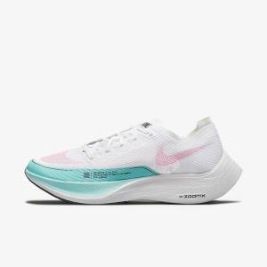 Nike ZoomX Vaporfly Next% 2 Road Racing Moški Tekaški Čevlji Zelena / Modra / Bela / Črna | NK647JRK