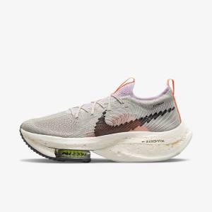 Nike Zoom Alphafly Next Nature Road Racing Moški Tekaški Čevlji Kremna | NK210JEU