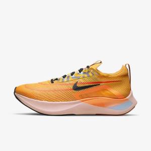 Nike Zoom Fly 4 Road Moški Tekaški Čevlji Črna / Modra / Bela | NK058WYA