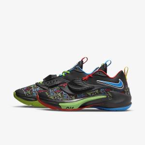 Nike Zoom Freak 3 Moški Košarkaški Copati Črna / Bela / Rdeča / Zelena | NK742BTH